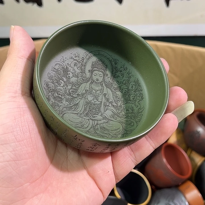 茶杯紫砂全手工紫砂主人杯