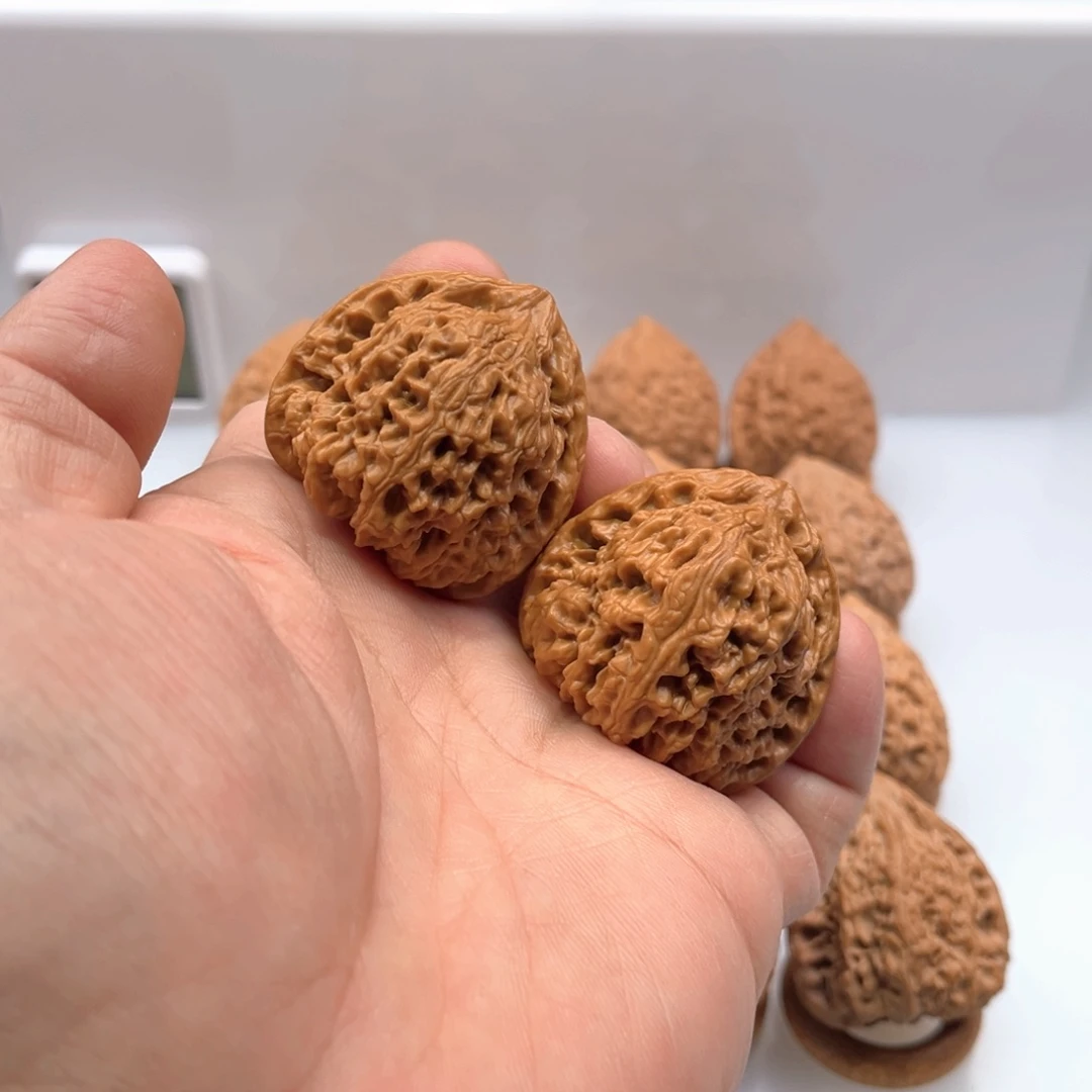 把件文玩核桃41mm全品村一代南疆石