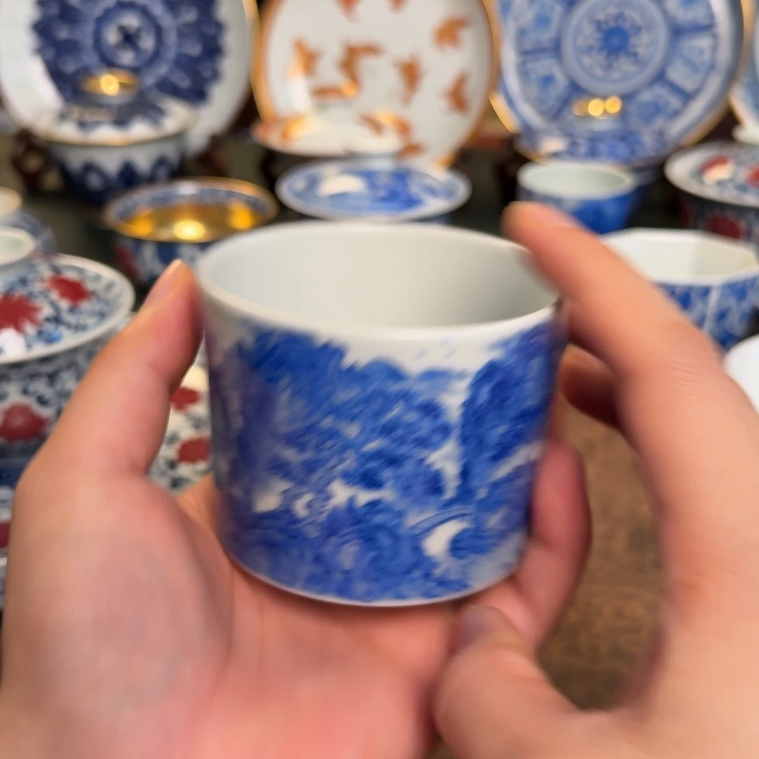 纯手工手绘陶瓷茶具