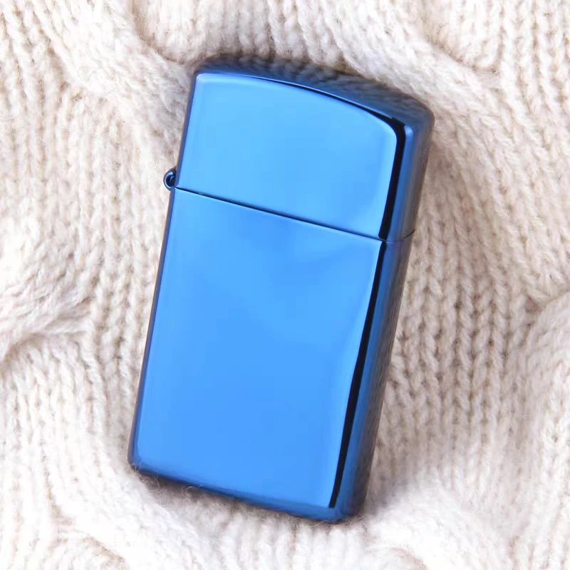 zippo打火机纤巧蓝冰光板DY9920QT 211