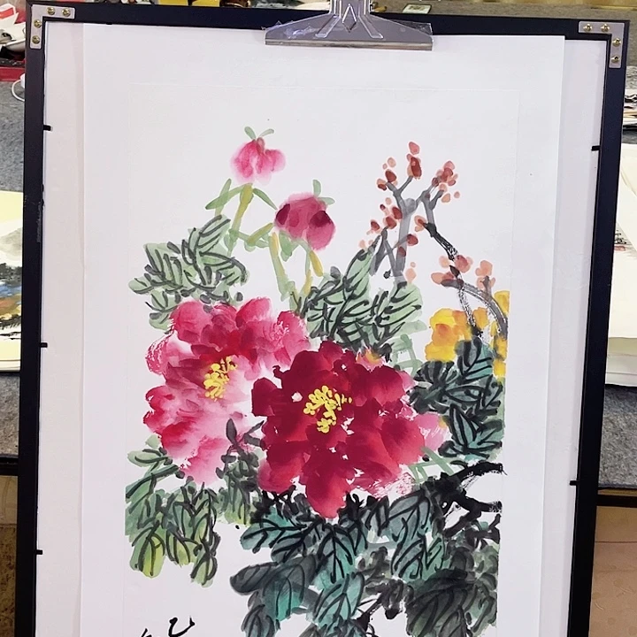 国画张圣敏先生纯手绘作品