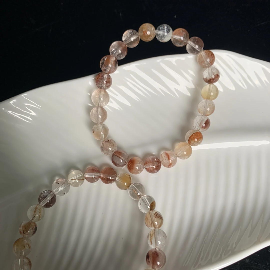 净体粉紫兔毛手串N3008多样性发其一