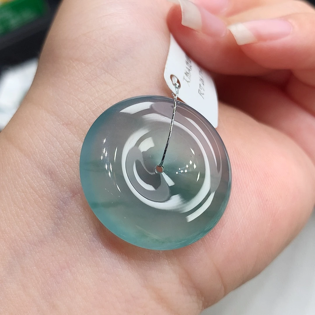 翡翠未镶嵌胸饰翡翠71，26.1/5.2