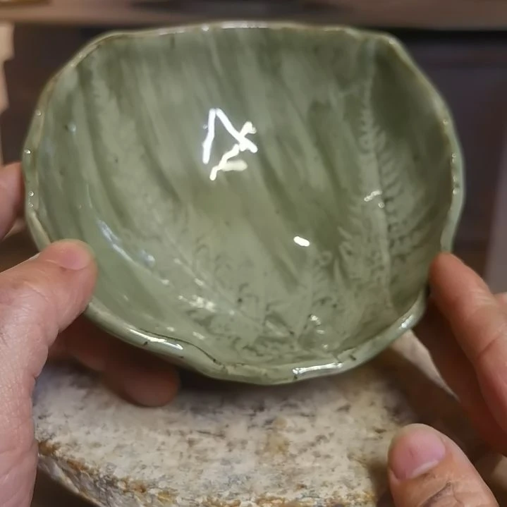 盘手工高温原矿窑变