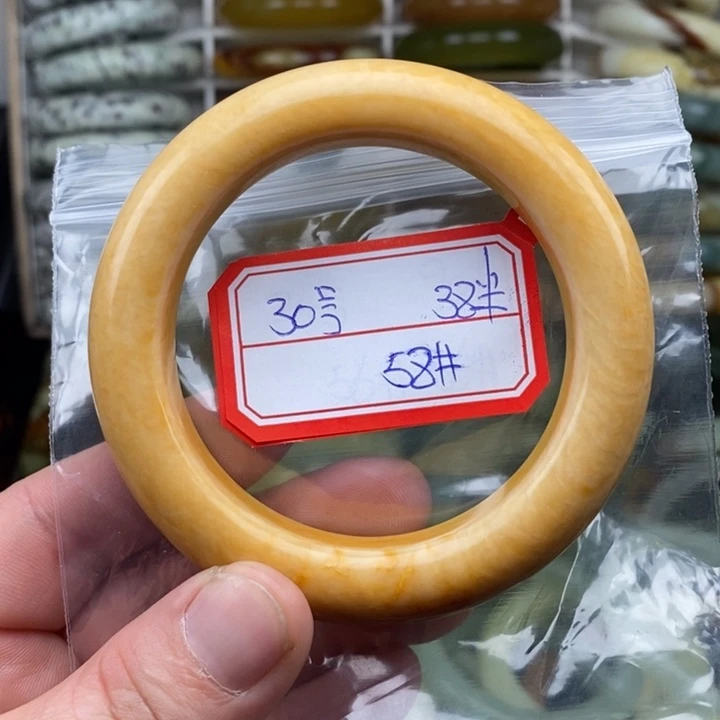 未镶嵌蛇纹石玉手绳