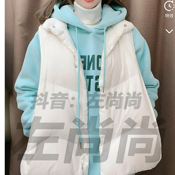 《8229-花前月下》2024春季新款加绒加厚套头连帽字母印花卫衣女BBR