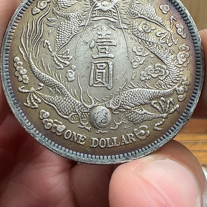 （一家臻藏）可吸翻可吹响龙洋工艺品 精选摆件