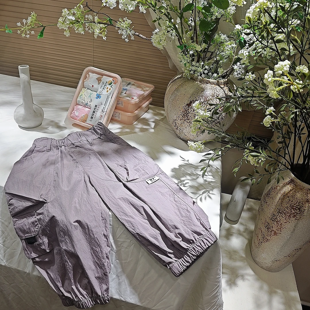 N1-1。28528 男童工装宽松束脚休闲百搭裤