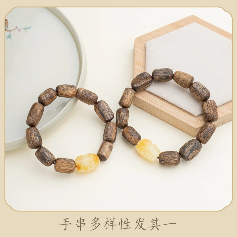 XIANYUAN/仙源莺歌绿奇楠沉香99分结香树心油随形多样性发其一