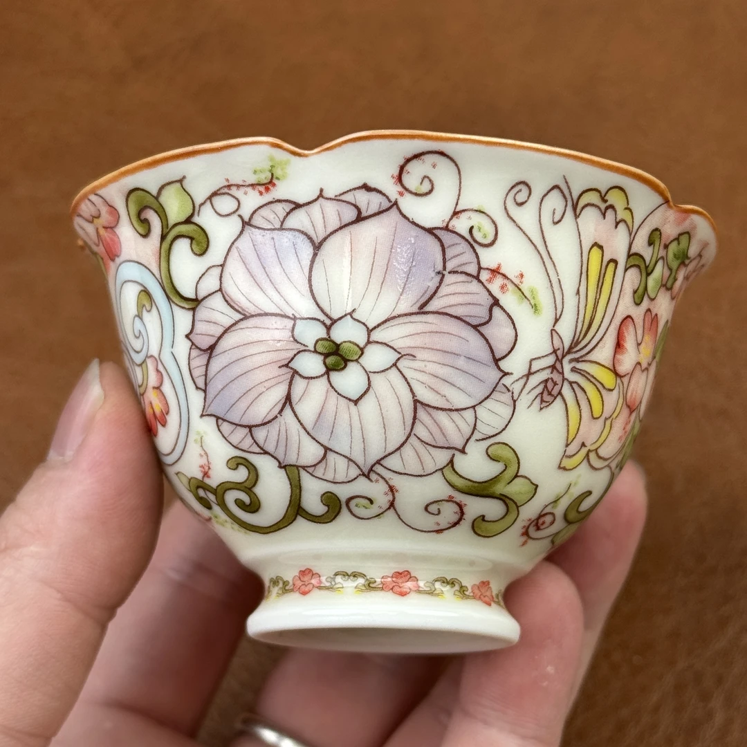 金缕花梦葵花杯A235