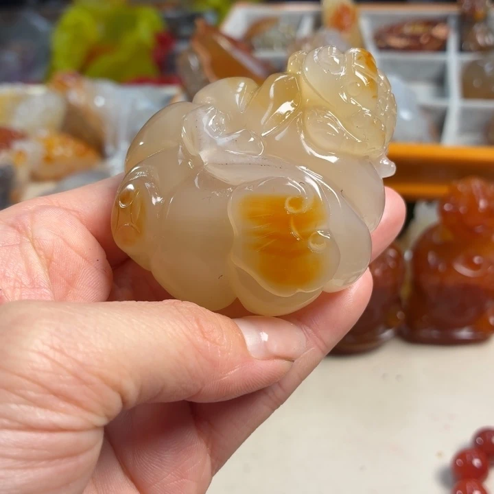 玛瑙/玉髓未镶嵌吊坠(不含链)