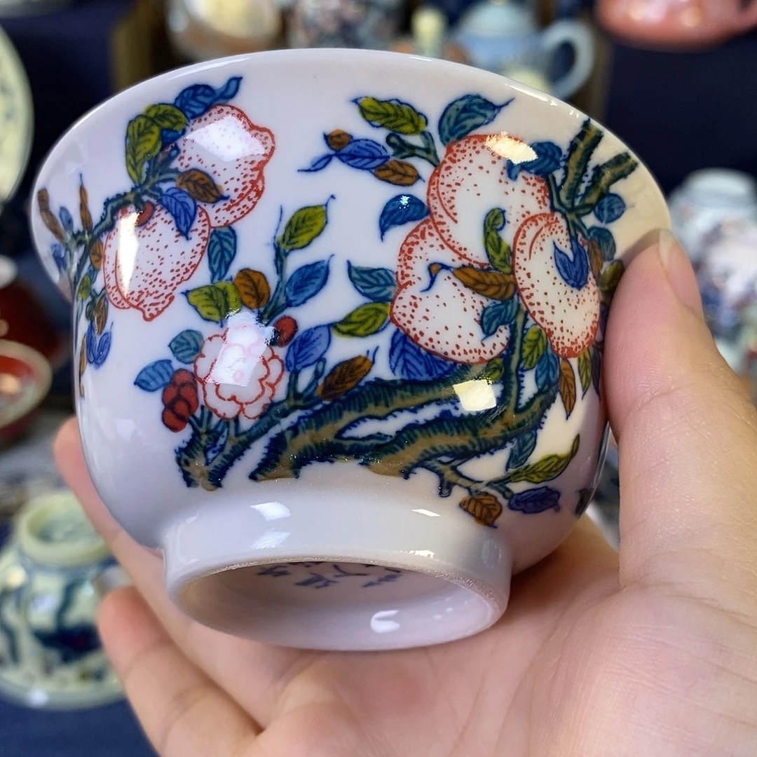 瓷片景德镇陶瓷茶杯1件