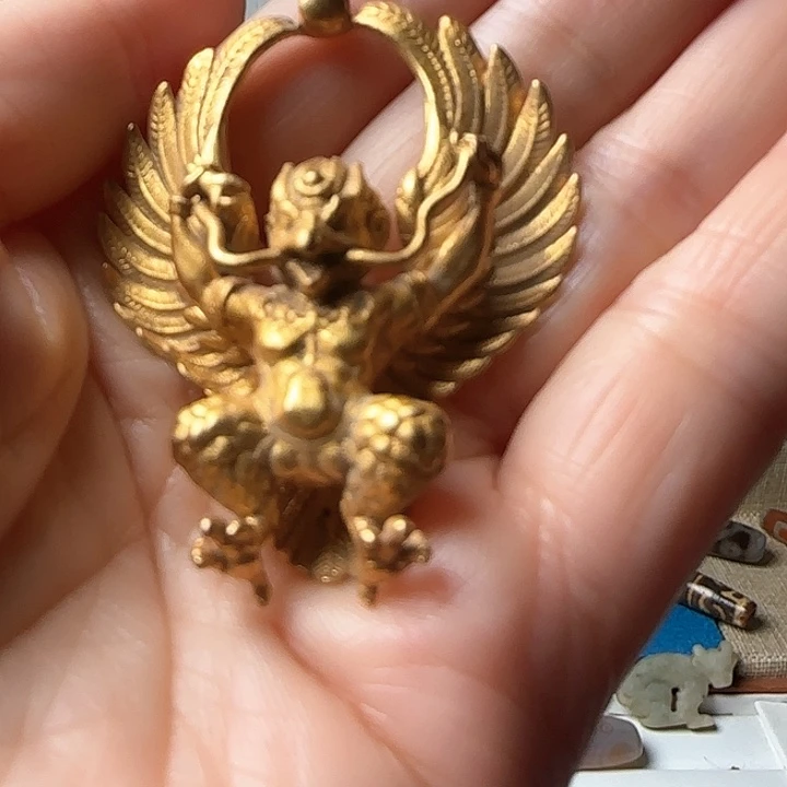 和田玉（糖玉）未镶嵌挂件雪**人