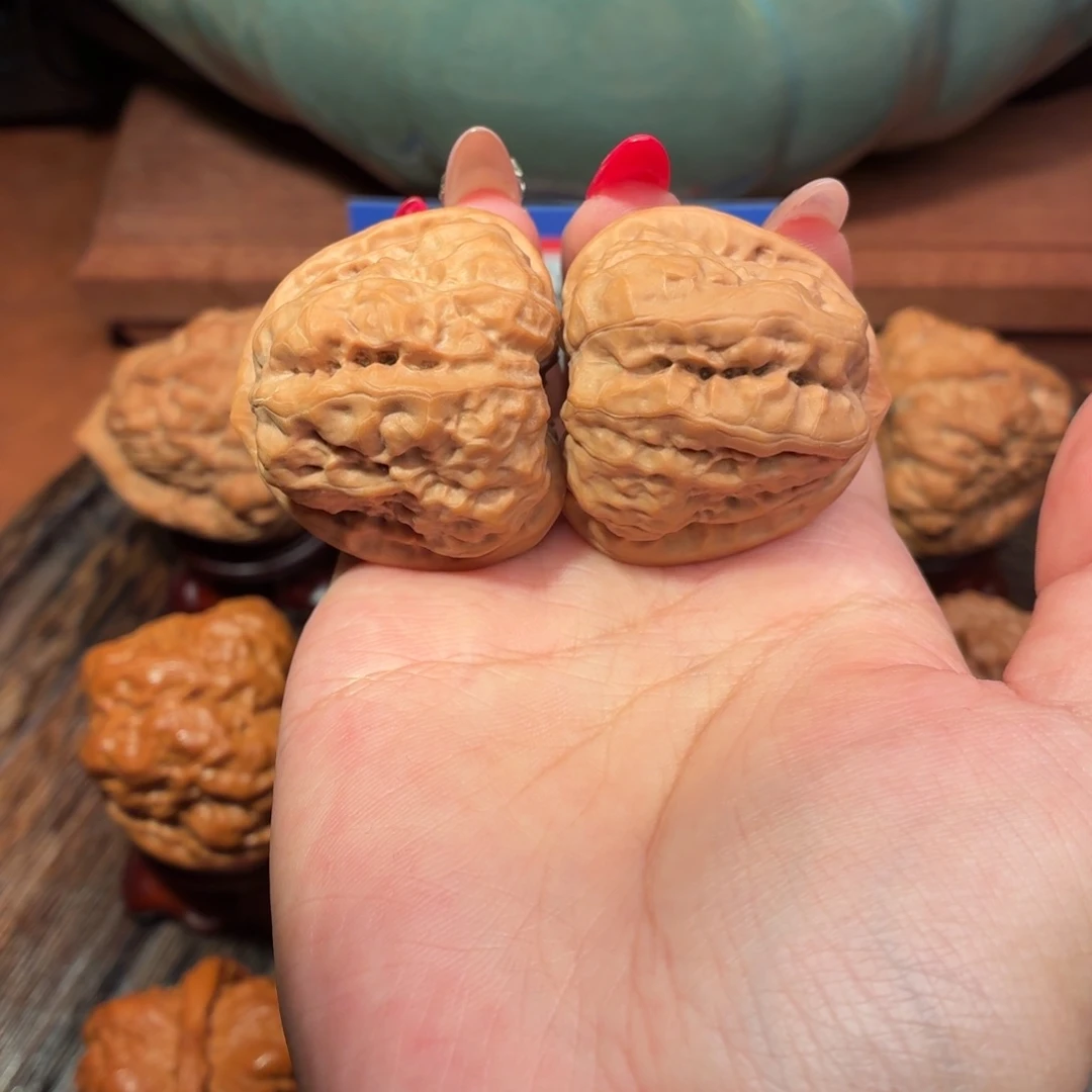 文玩核桃吊坠四开背福利38-41-35