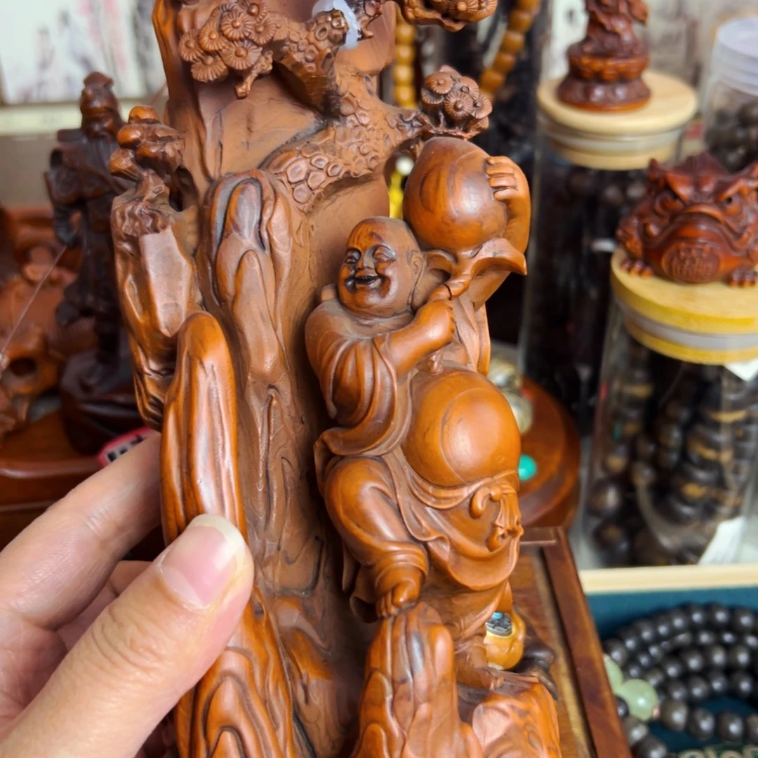 黄杨木年货节福利活动文玩手串摆件把件