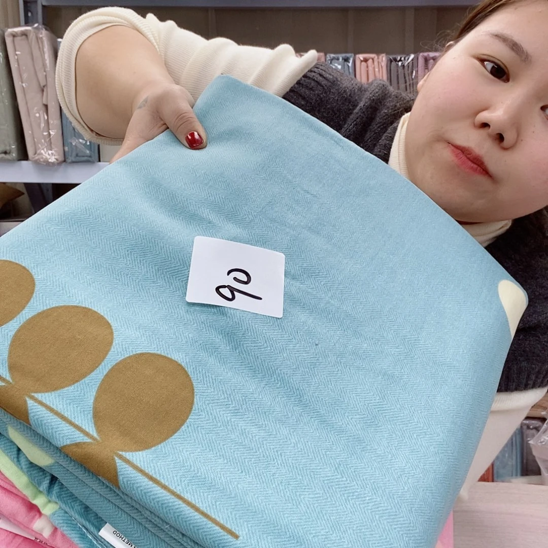 花草全棉加厚床单90号