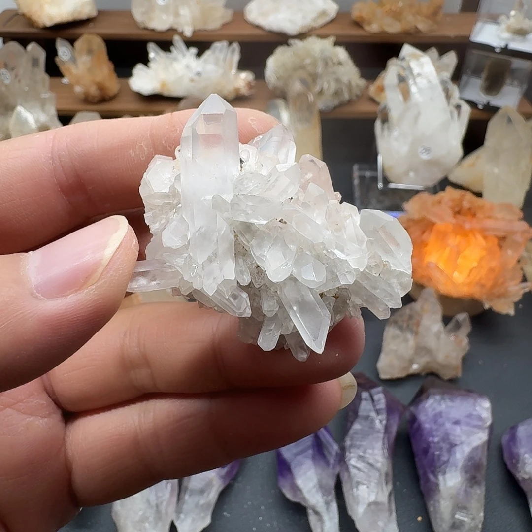 银S925镶嵌珠宝半成品水晶