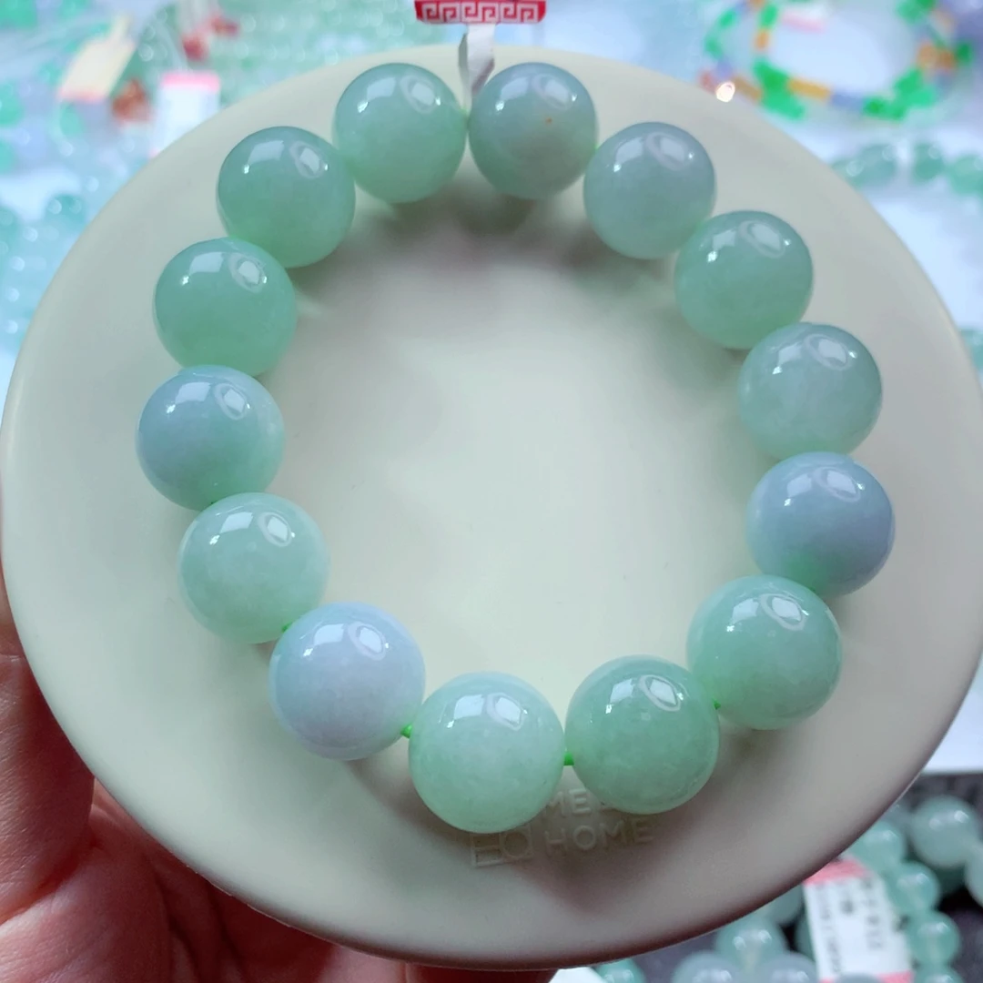 翡翠未镶嵌手链卡15