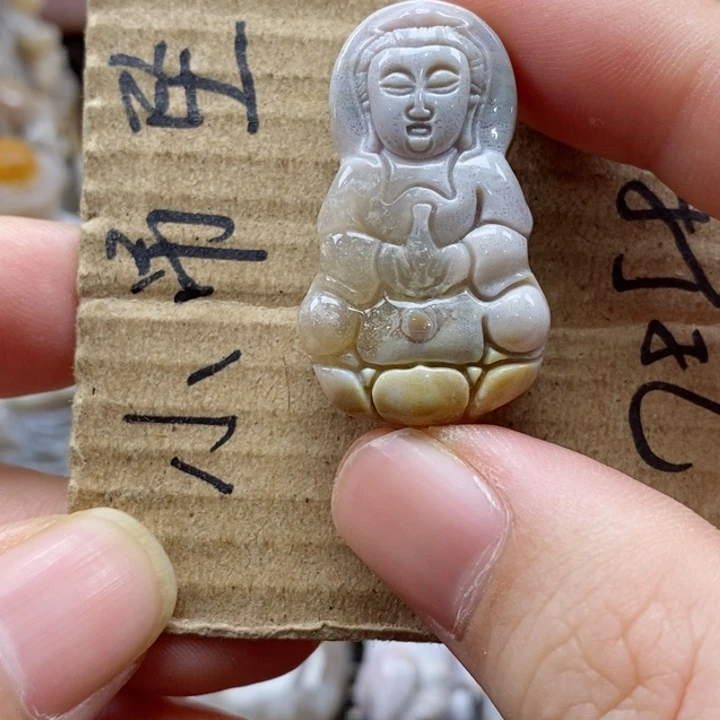 硅化珊瑚（珊瑚玉）颈饰未镶嵌