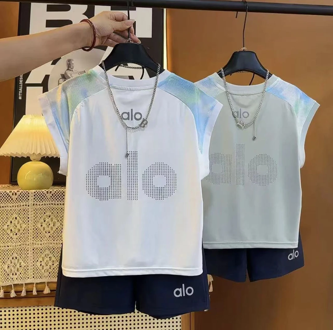 【冰感速干两件套】夏季儿童薄款时尚中大童透气凉爽运动无袖套装