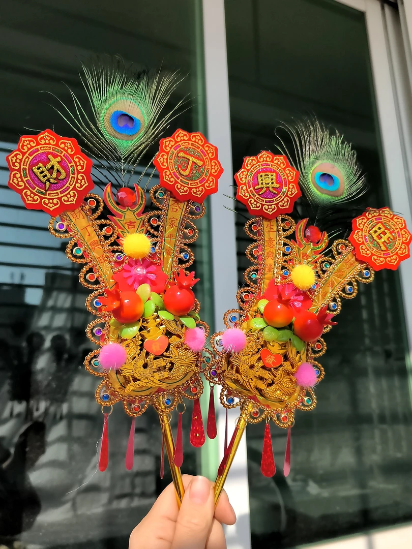 潮汕手工凤尾金花敬神拜司命公天公家用香炉农历二十四敬神用品