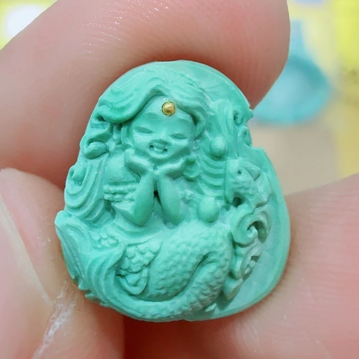 绿松石未镶嵌配饰