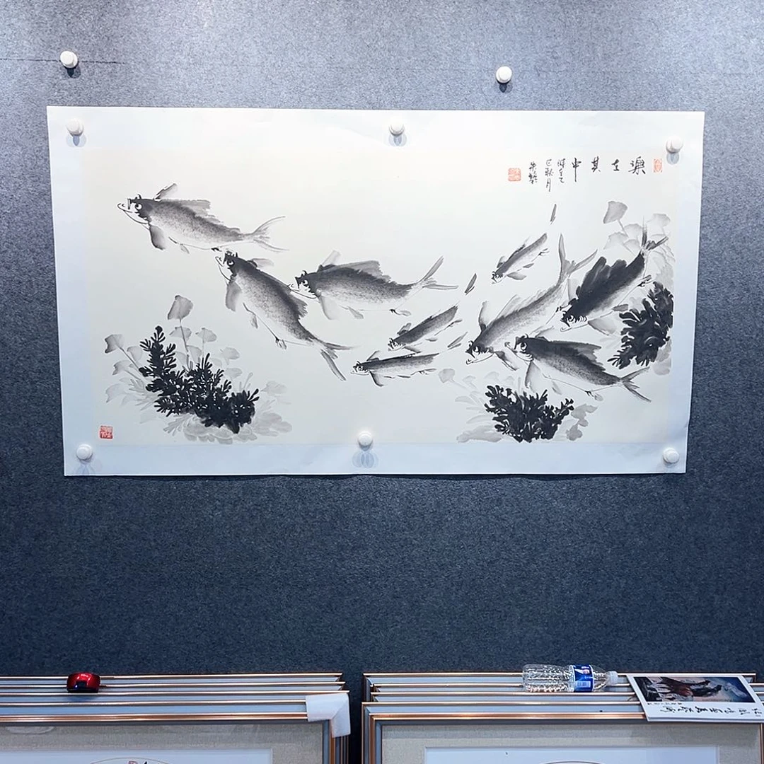 国画纯手绘系列画心