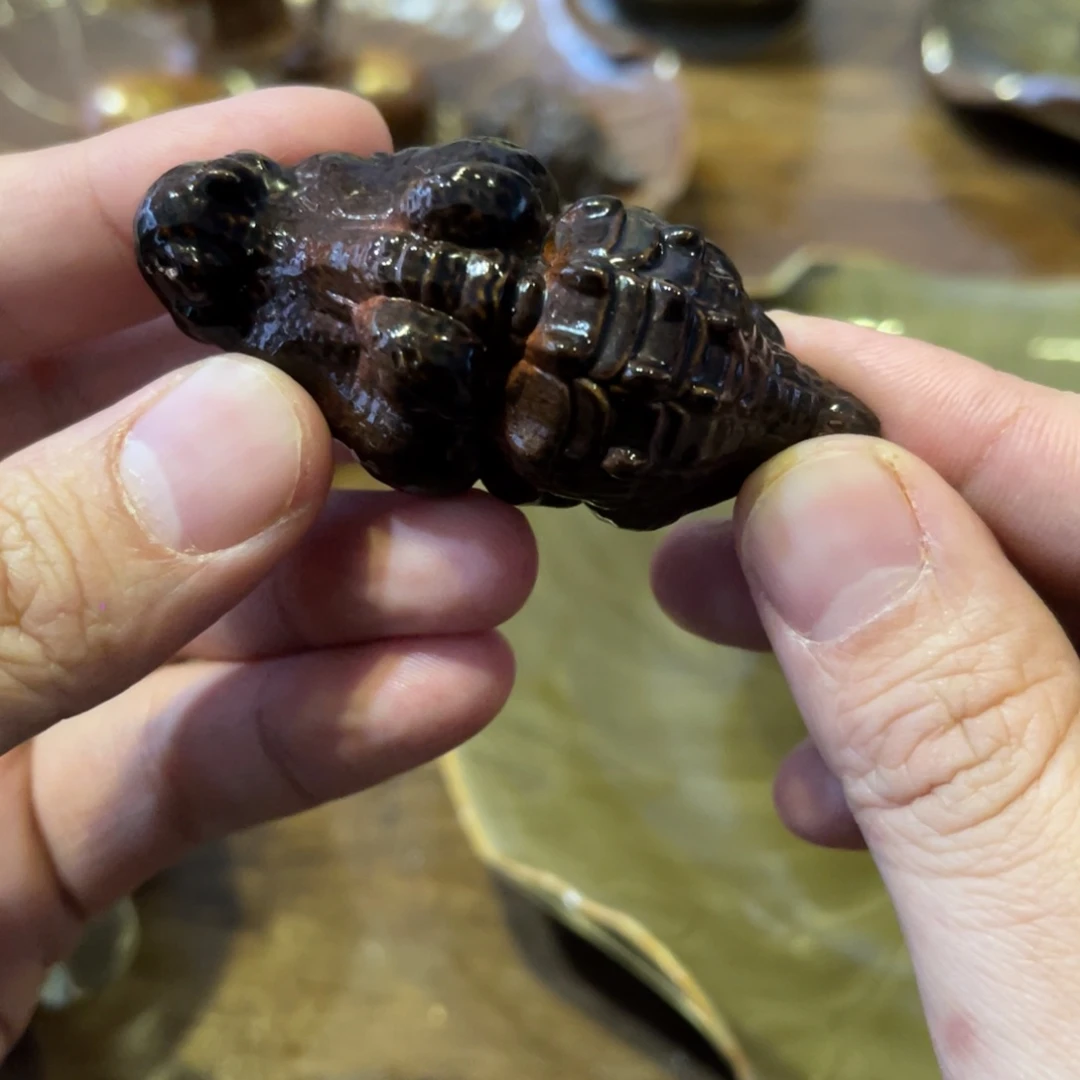 景***照琉璃手工艺品龙泉青瓷鳄鱼