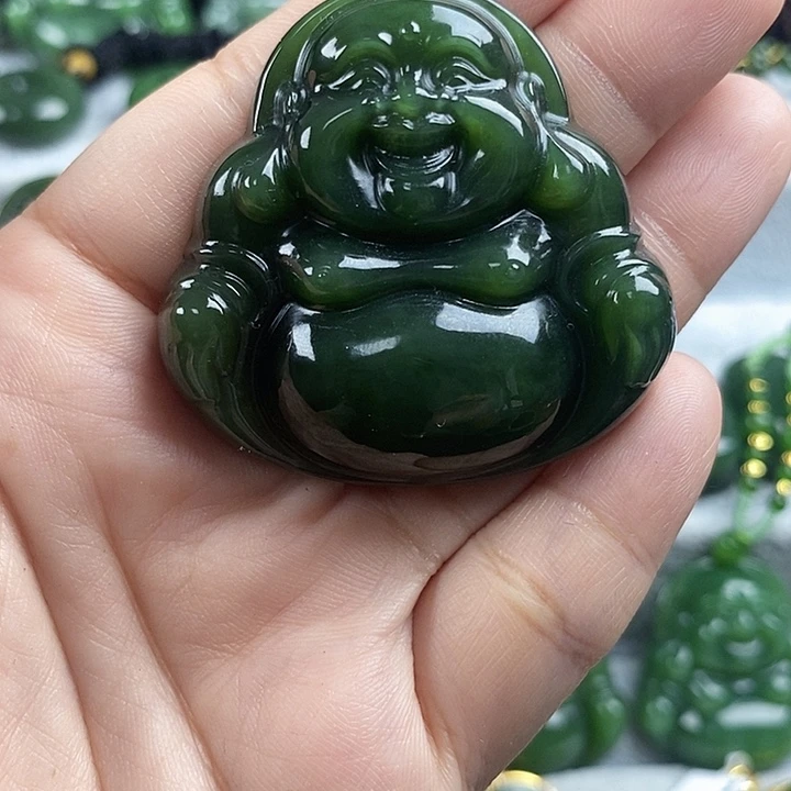 和田玉（碧玉）未镶嵌项链46