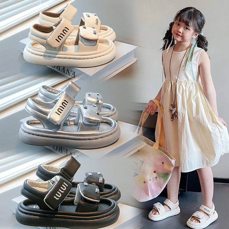 女童凉鞋3-10岁夏季新款儿童鞋子女软底中大童韩版百搭女孩公主鞋