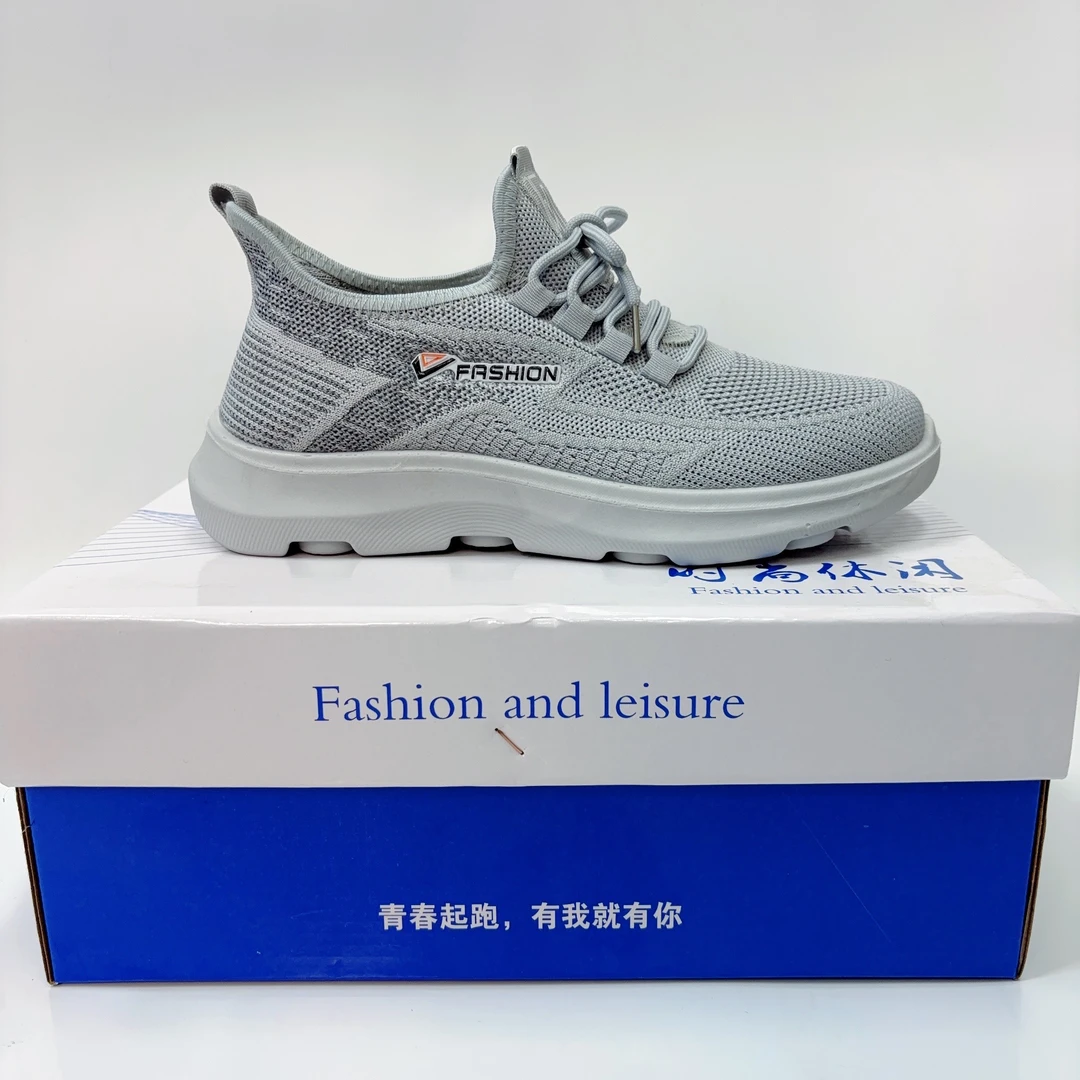 健步曲新款男鞋夏季舒适透气防滑轻薄网面鞋休闲轻便男士跑步