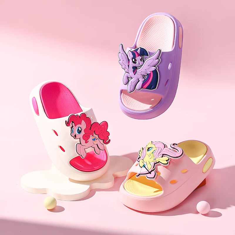 小马宝莉儿童拖鞋女童夏季2025新款女宝宝凉拖鞋女孩拖鞋软底洗澡