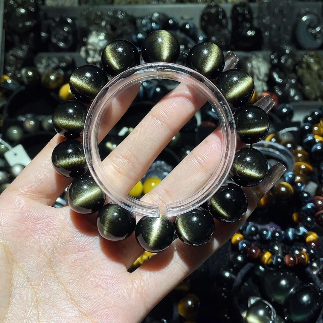 黑曜岩手链未镶嵌?****?