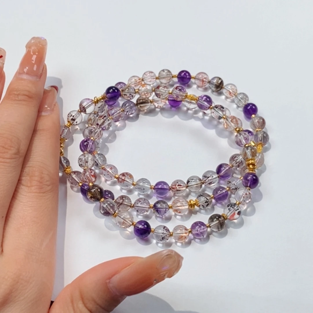 紫晶项链未镶嵌w*超七项链