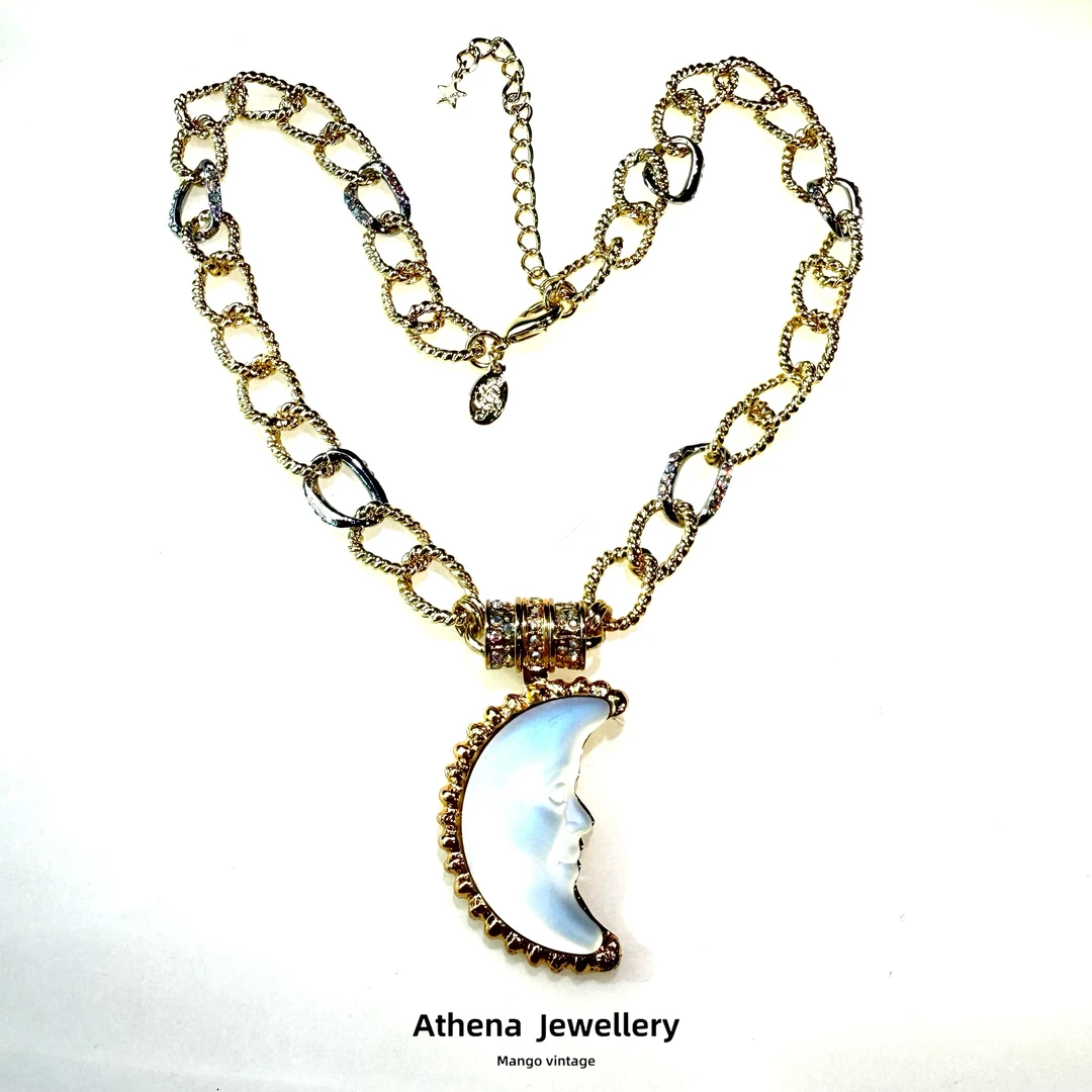 铜合金项链 KirksFolly月亮项链时尚气质优雅经典轻奢[正品中古]