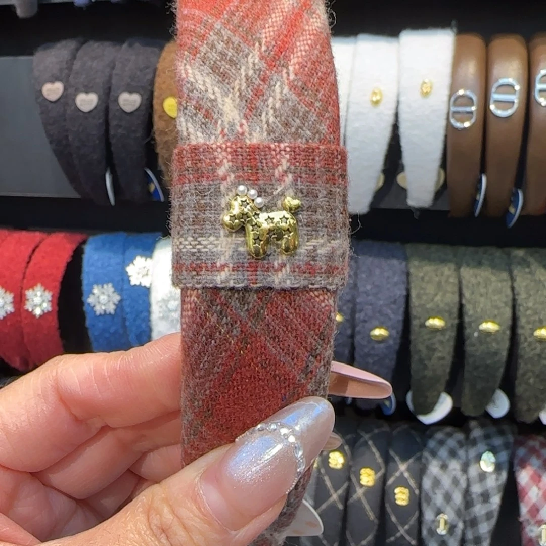 布艺铁合金小马发箍