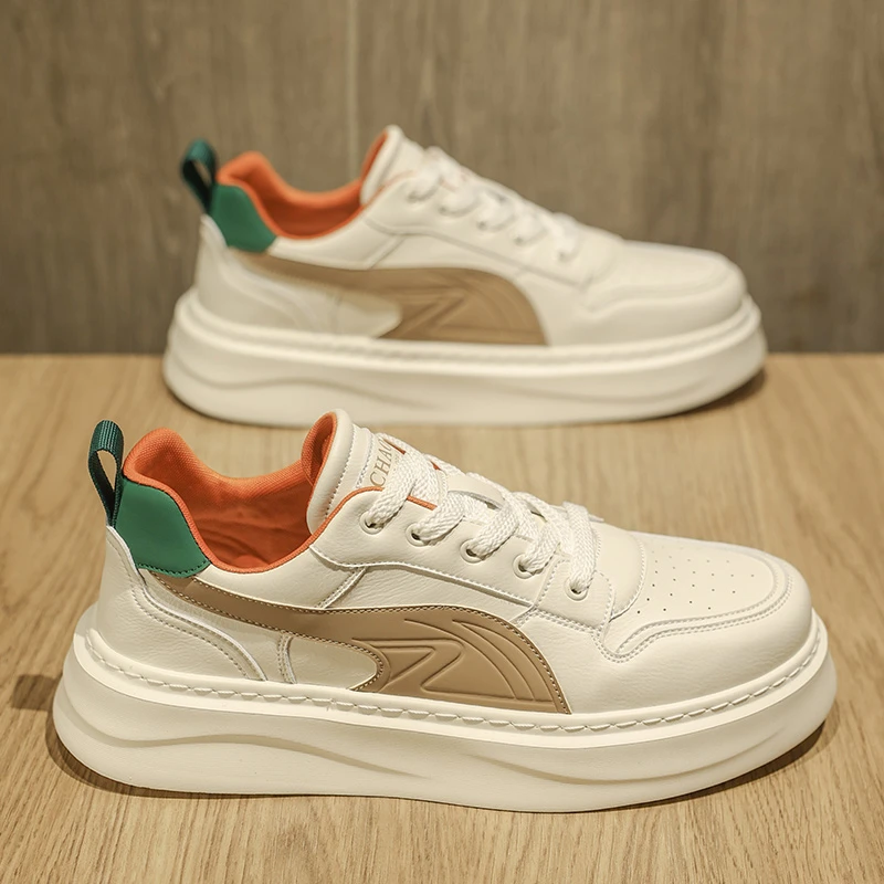 小白鞋男款2025新款男鞋百搭爆款男式休闲鞋子男生板鞋潮SYC9279