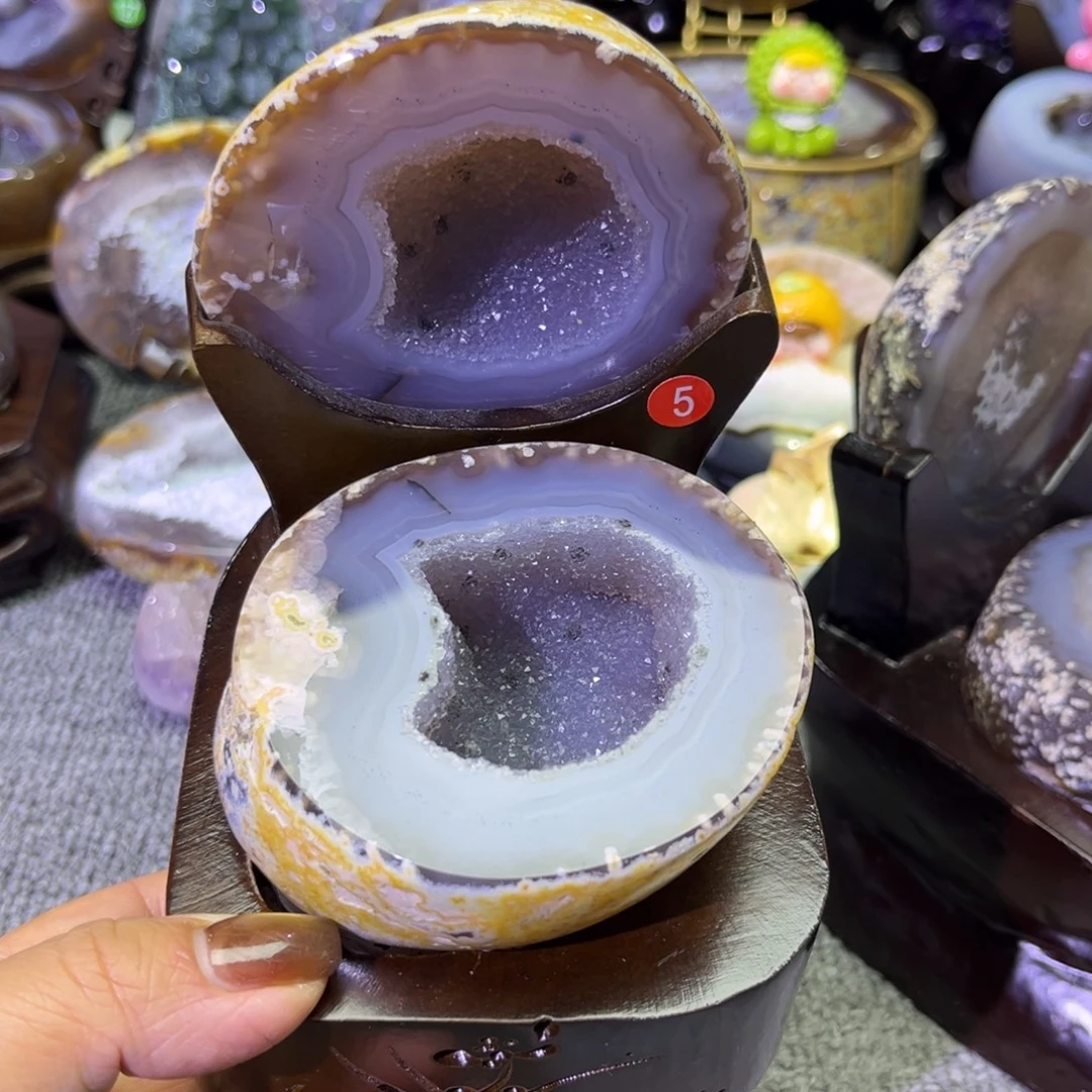 摆件紫晶未镶嵌水晶