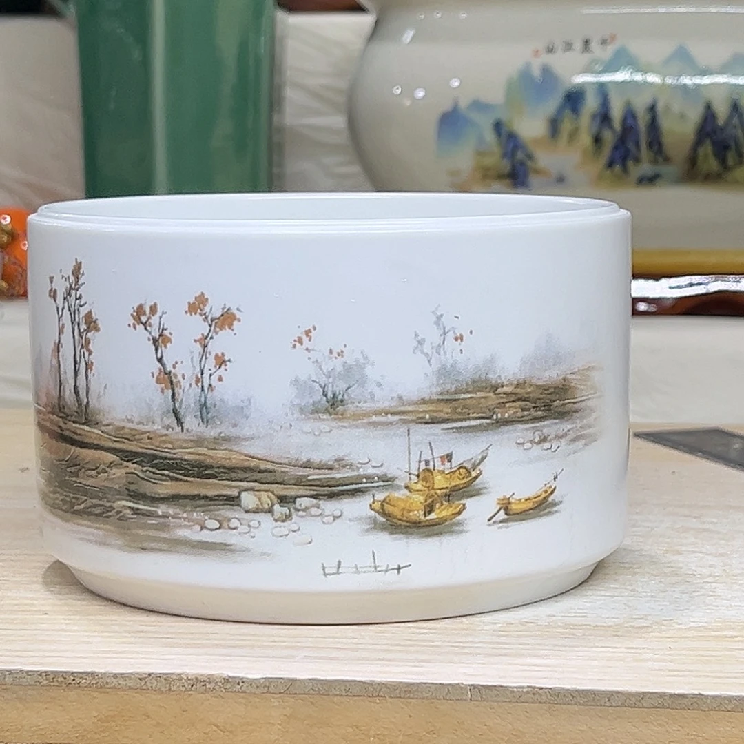 陶瓷绿植多肉微瑕花盆口径12*8.5