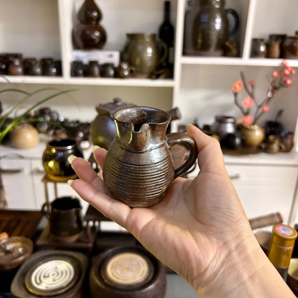纯手工土陶茶罐子西北煮罐罐茶喝清茶粗陶老式土罐喝早茶小罐