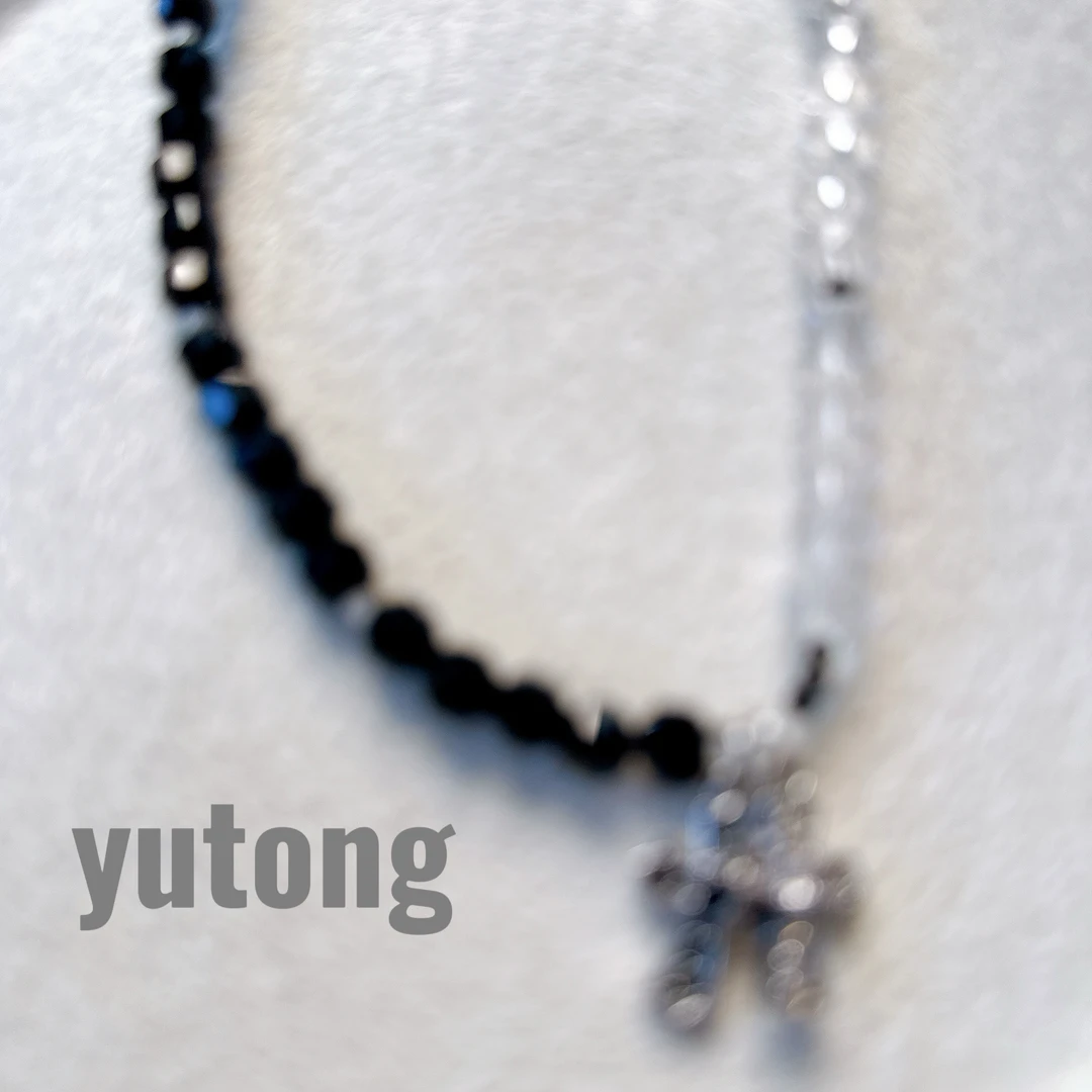 铜合金仿水晶项链 【雨桐轻奢饰品】设计款项链YT03750