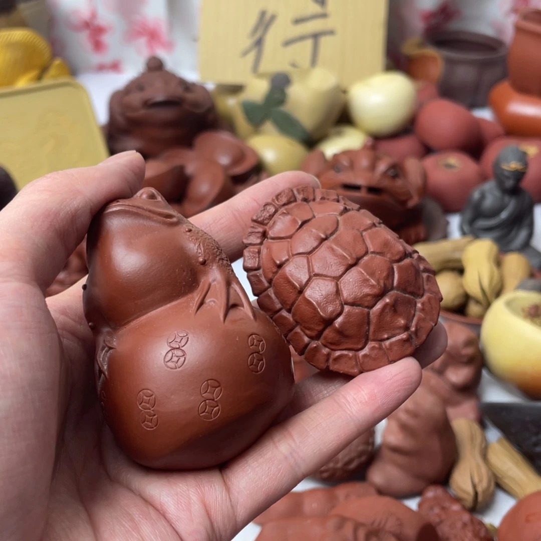 紫砂茶宠紫砂瑕疵