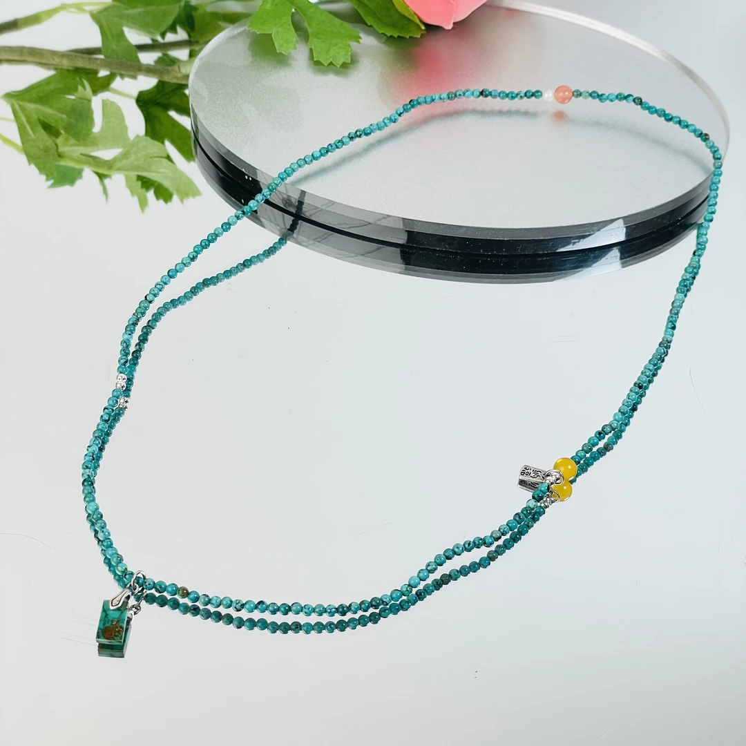 合金项链 【1683 松绿】项链面小仙多样性发其一