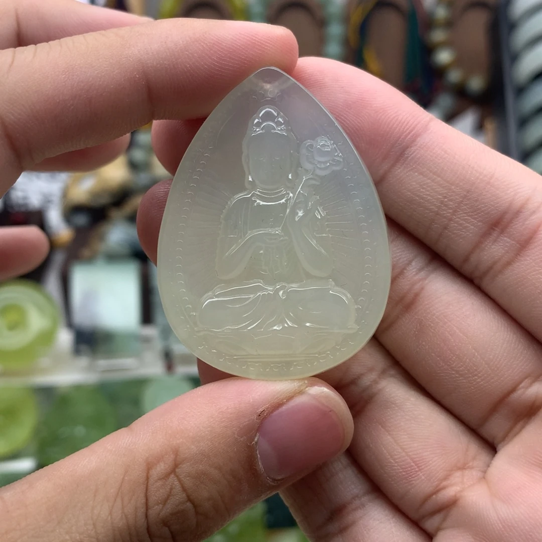 岫玉未镶嵌吊坠(不含链)