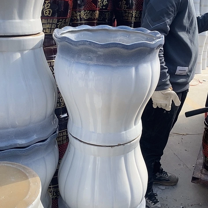 渐变灰南瓜特大口40高40