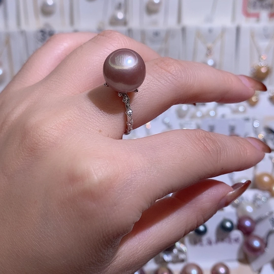 戒指未镶嵌淡水珍珠w12.7