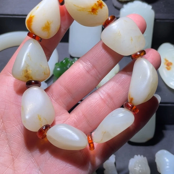 和田玉颈饰未镶嵌西*杭