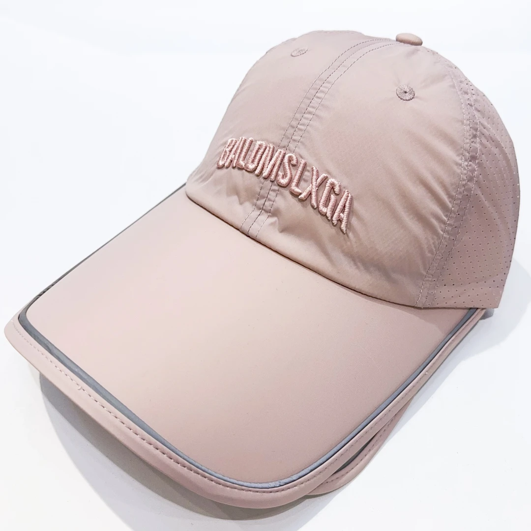 宽檐速干遮阳帽夏季运动鸭舌帽遮脸时尚运动风帽子钓鱼太阳帽户外