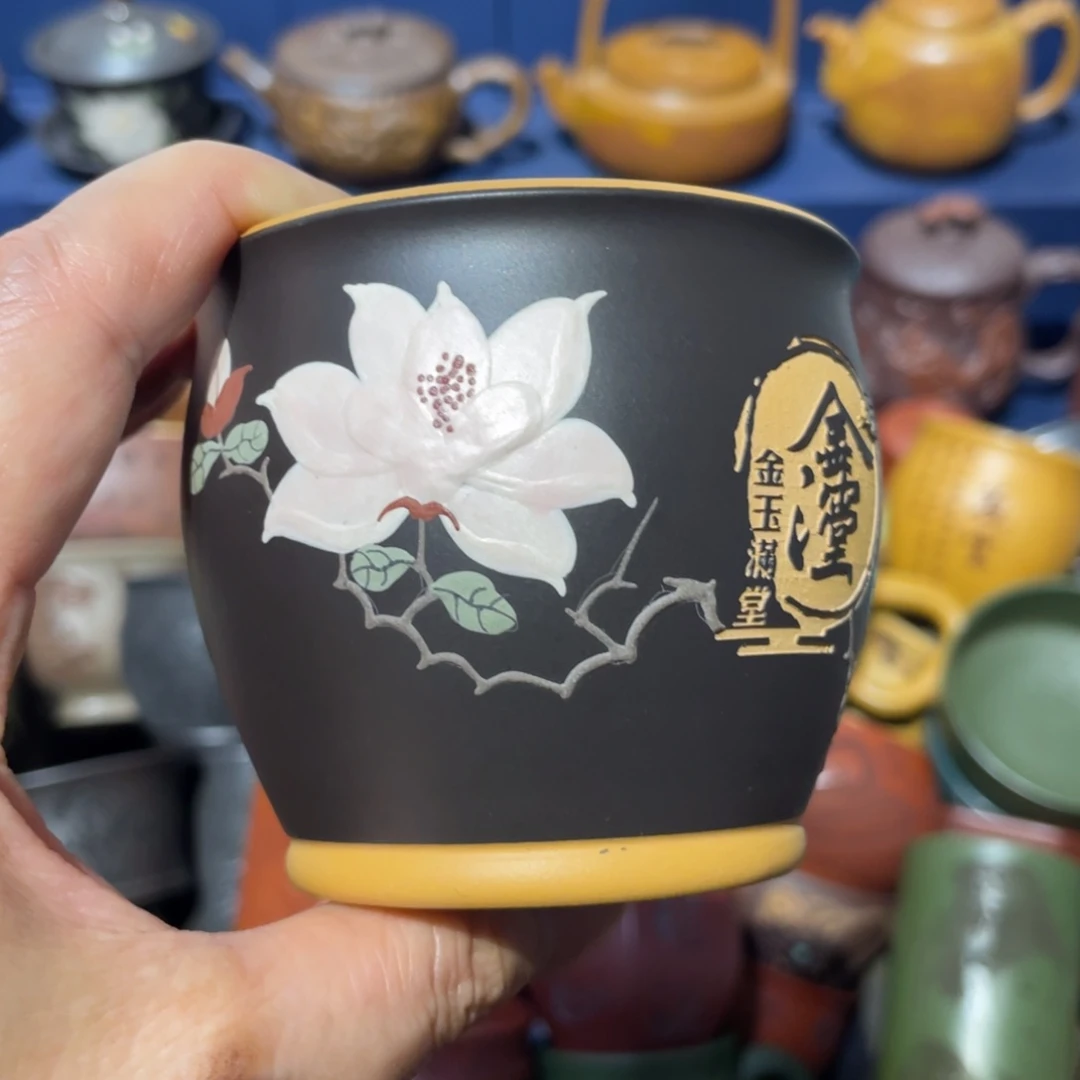 原矿紫砂手工主人杯