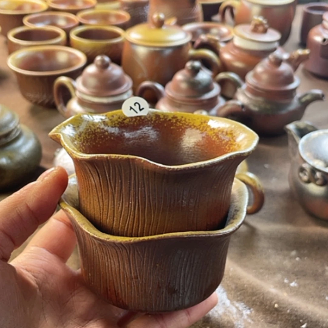 【闪购商品】奇*齐柴烧主人杯2个